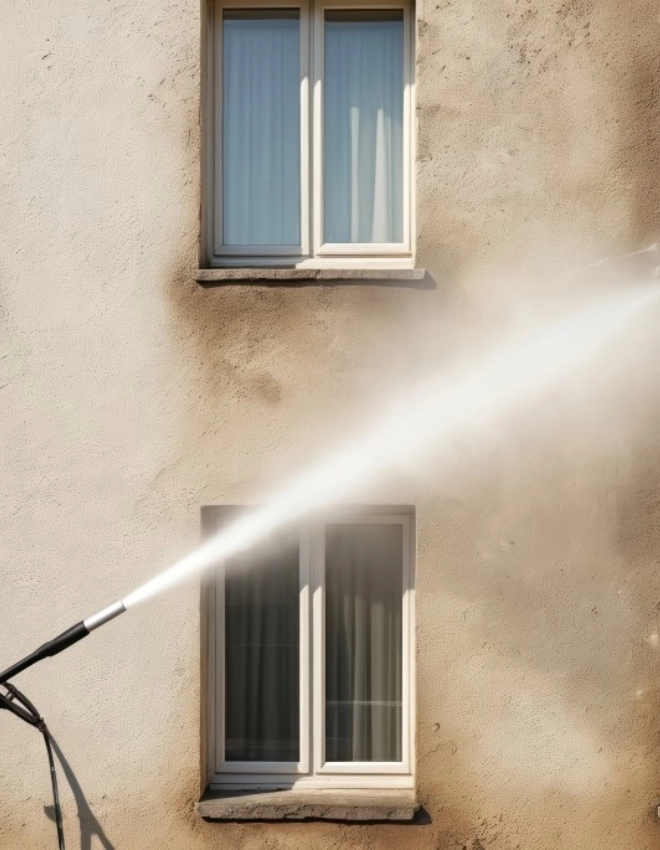 Nettoyage façade maison